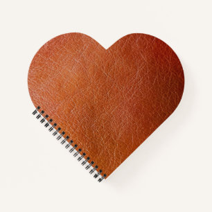 Cuaderno Cuero marrón falso