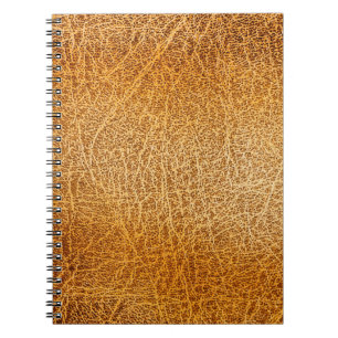 Cuaderno Cuero marrón: se cierra textura detallada