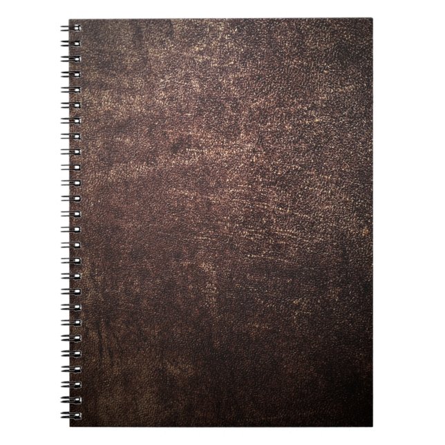 Cuaderno Cuero marrón vintage (Frente)