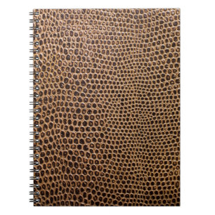Cuaderno Cuero oscuro: fondo elegante y simple