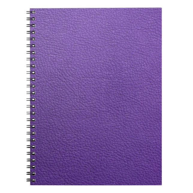 Cuaderno Cuero púrpura (Frente)