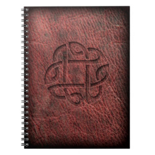 Cuaderno Cuero repujado céltico del nudo