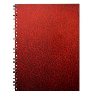 Cuaderno Cuero rojo