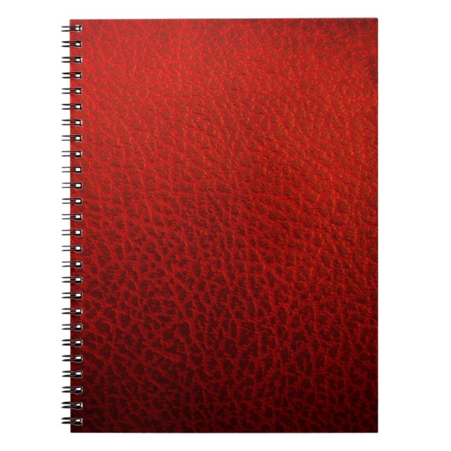 Cuaderno Cuero rojo (Frente)