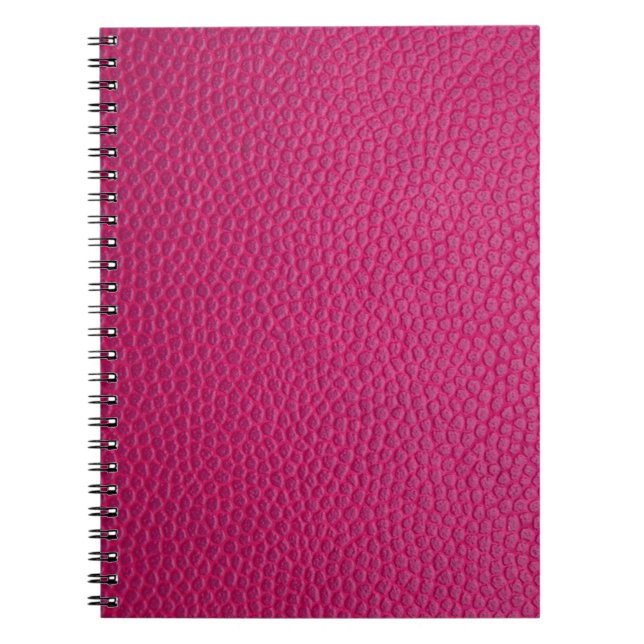 Cuaderno Cuero rosa (Frente)