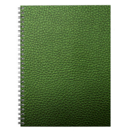 Cuaderno Cuero verde