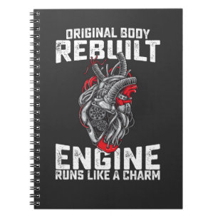 Cuaderno Cuerpo Original Motor Reconstruido Funciona Como U