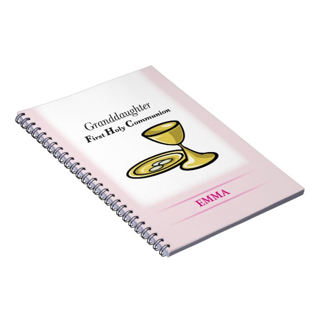 Cuaderno Cuerpo y Sangre de la Comunión Nieta (Lado Derecho)