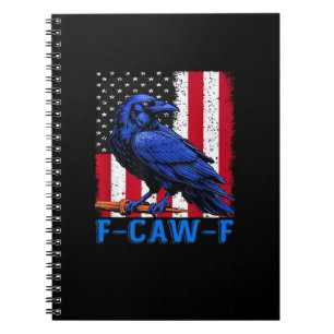 Cuaderno Cuervo Cuervo Divertido F-Caw-F Minimal Limpio