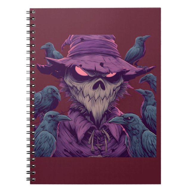 Cuaderno Cuervo de Fantasía Oscura (Frente)