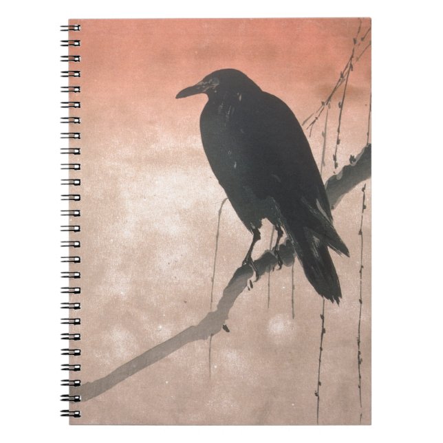 Cuaderno Cuervo en una rama del sauce (Frente)