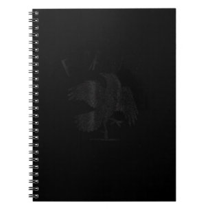 Cuaderno Cuervo, F-Caw-F Ave Divertida Estética Casual