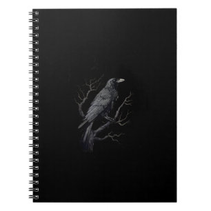 Cuaderno Cuervo, F-Caw-F Pájaro Divertido Luna Gótica Humor
