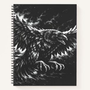 Cuaderno Cuervo gótico – por BurnsInHell