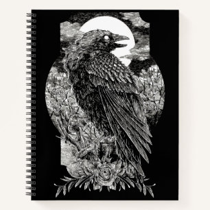 Cuaderno Cuervo Místico Oscuro