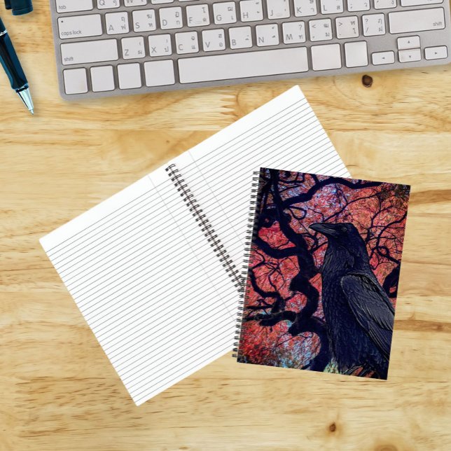 Cuaderno Cuervo negro y arce japonés nudoso (In Situ)