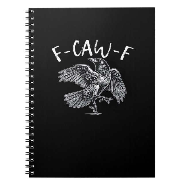 Cuaderno Cuervo Retro Clásico F-Caw-F (Frente)