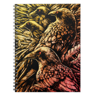 Cuaderno Cuervos de Ojos Rojos – Fauna Misteriosa Gótica