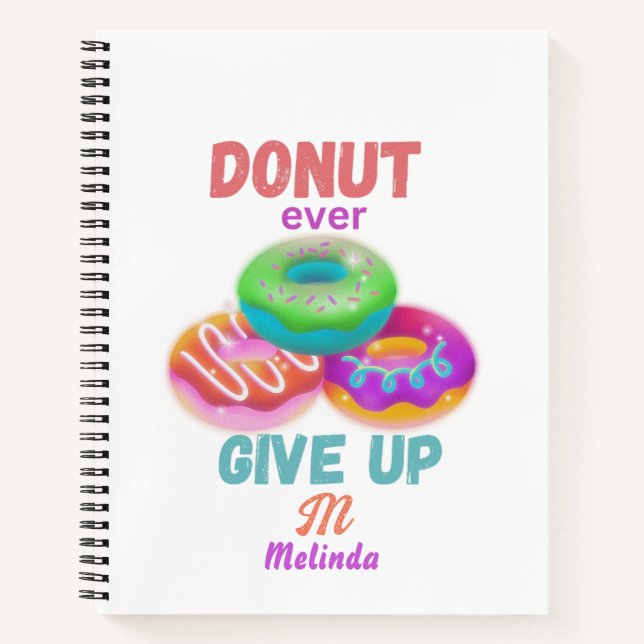 Cuaderno Cuesta no entregar nunca el nombre de citas motiva (Anverso)