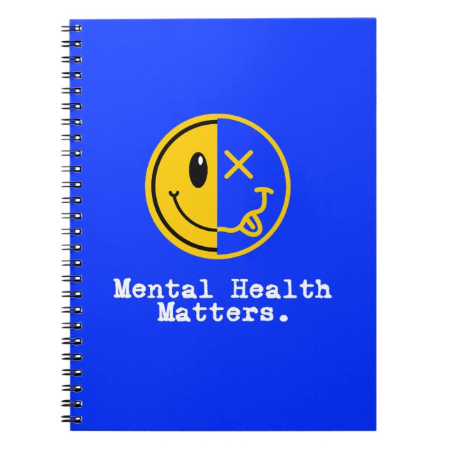 Cuaderno Cuestiones de salud mental, conciencia Metalizado  (Frente)