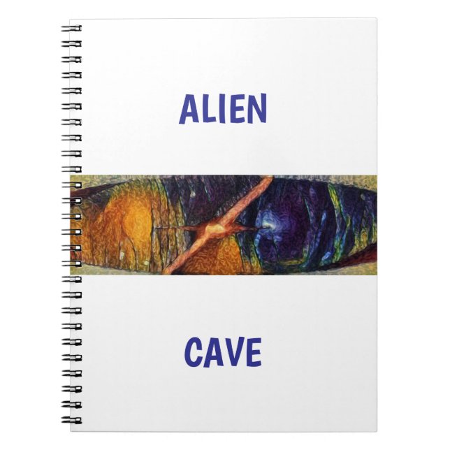 Cuaderno Cueva alienígena (Frente)