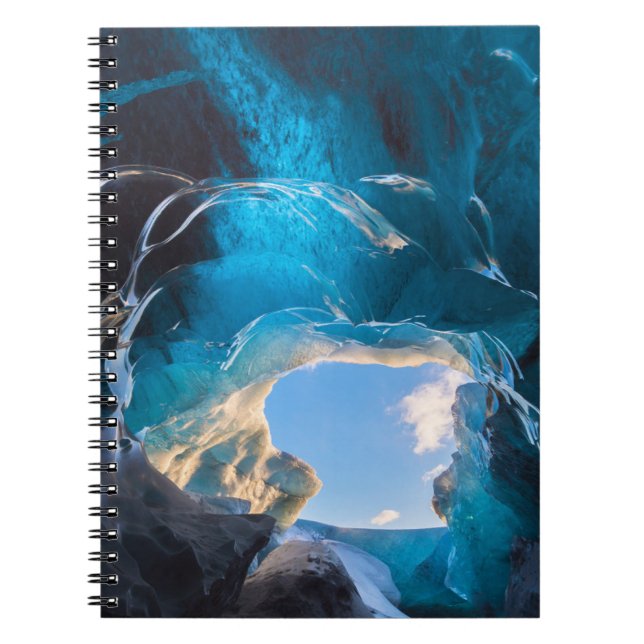 Cuaderno Cueva de cristal, Icefield Vatnajokull, Islandia m (Frente)