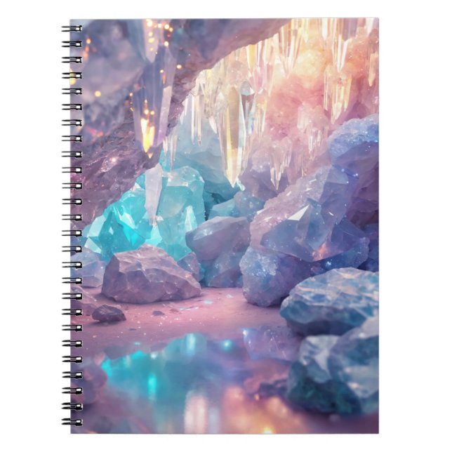 Cuaderno Cueva de cuarzo de cristal (Frente)