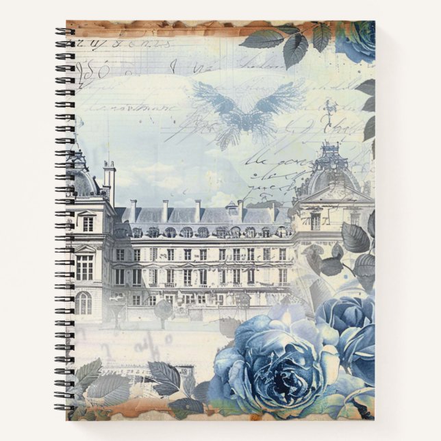 Cuaderno Cuidada acuarela ciudad・cuadrado (Anverso)