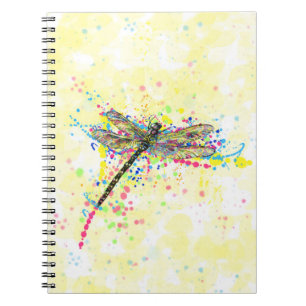 Cuaderno Cuidada estela de moda giratoria de agua salpicadu