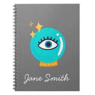 Cuaderno Cuidada extraña bola de cristal de tercer ojo