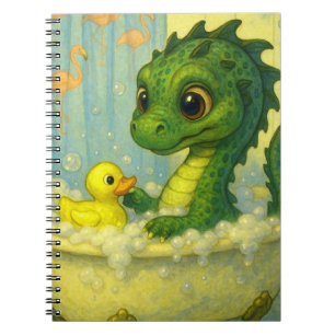 Cuaderno Cuidada gran ojo bebé mar serpiente burbuja fantas
