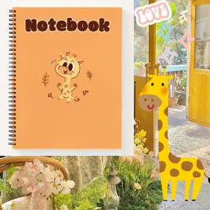 Cuaderno Cuidada jirafa 💛 ✨ 🦒