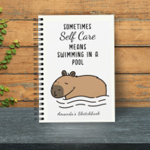 Cuidada Natación De Capibara Autocuidado