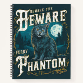 Cuaderno Cuidado con el fantasma de la Furry: Una historia 