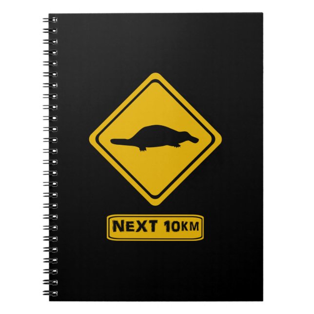 Cuaderno cuidado con el platypus (Frente)