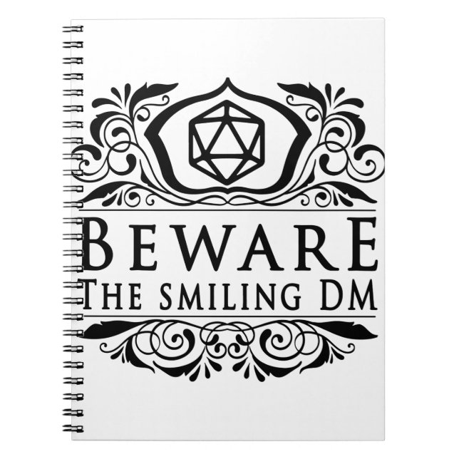 Cuaderno Cuidado con el sonriente DM V4 (Frente)