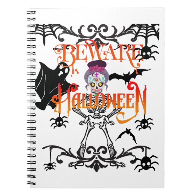 Cuaderno Cuidado con Halloween (Frente)