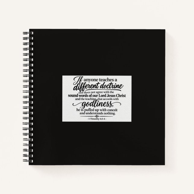 Cuaderno Cuidado con la falsa doctrina (Anverso)