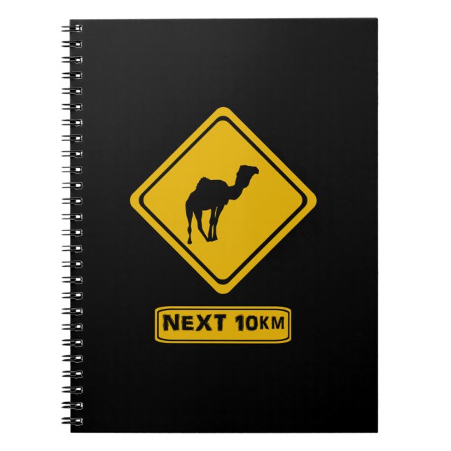 Cuaderno cuidado con los camellos (Frente)