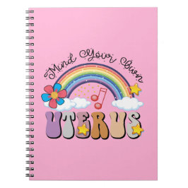 Cuaderno Cuidado con su propia Uterus Feminist Pro Choice R