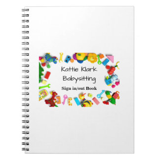Cuaderno Cuidado de niños simple
