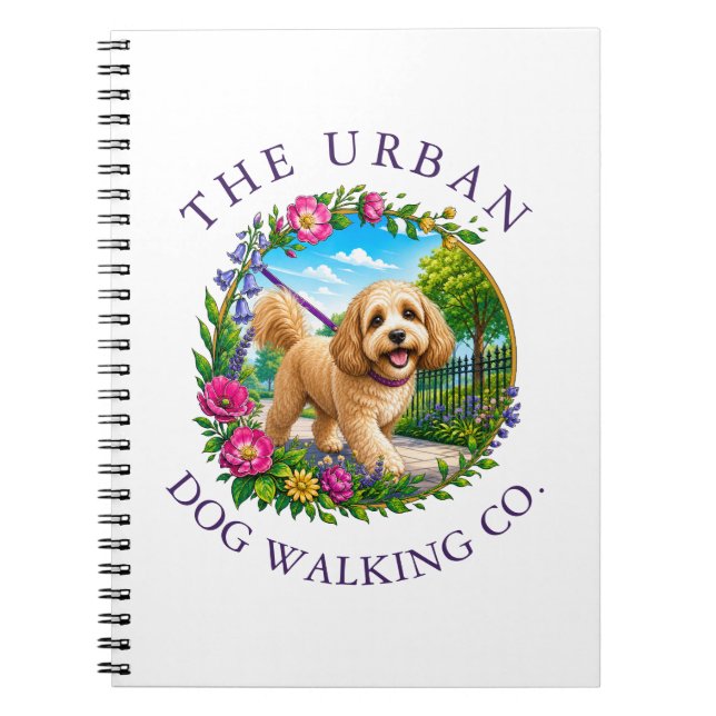 Cuaderno Cuidado Diario para Perros Cockapoo (Frente)