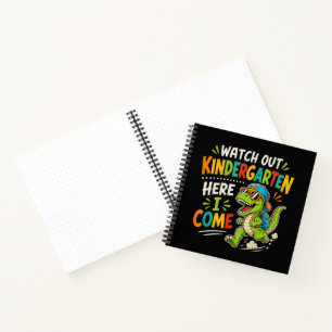 Cuaderno Cuidado jardín de infancia aquí vengo Dino