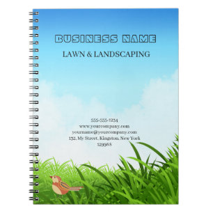 Cuaderno Cuidado Profesional de Césped Verde y Jardinería