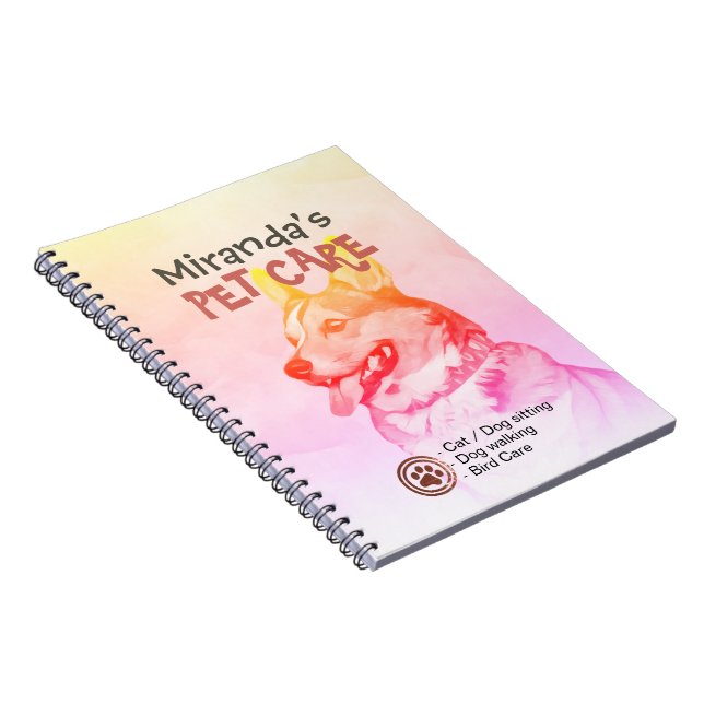 Cuaderno Cuidados de mascotas en salón de belleza Grooming  (Lado Derecho)