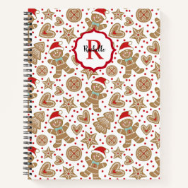 Cuaderno Cuidados Navidades Gingerbread Man Recipe Cookbook