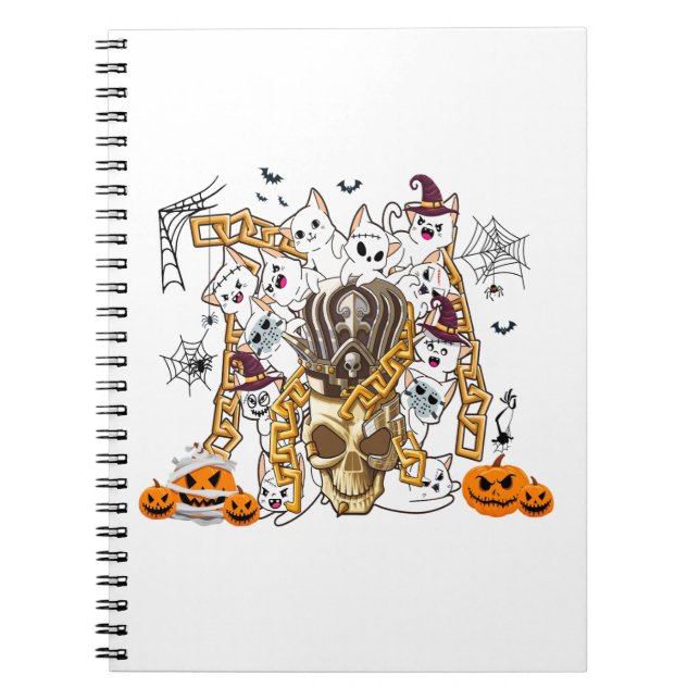 Cuaderno Cuidados y graciosos gatos malvados (Frente)