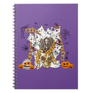 Cuaderno Cuidados y graciosos gatos malvados