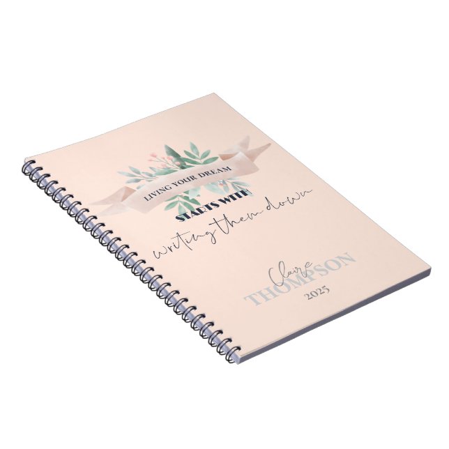 Cuaderno Cuidar vivir tu sueño Recuerdos de citas (Lado Derecho)
