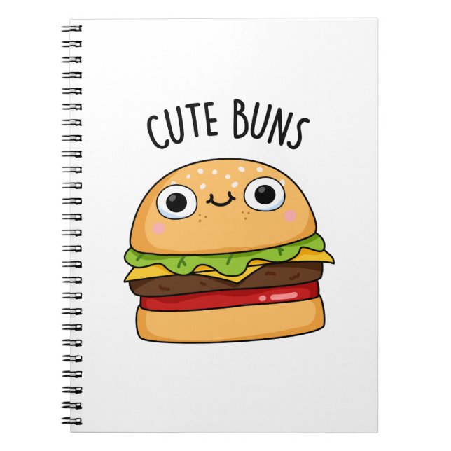 Cuaderno Culo Lindo Chiste de Hamburguesa Divertido  (Frente)